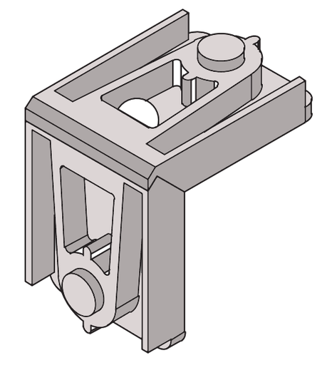 [TC-00002305] Coltar 32x10,7 23-105 imbinare 90* profil perimetral usa sticla
