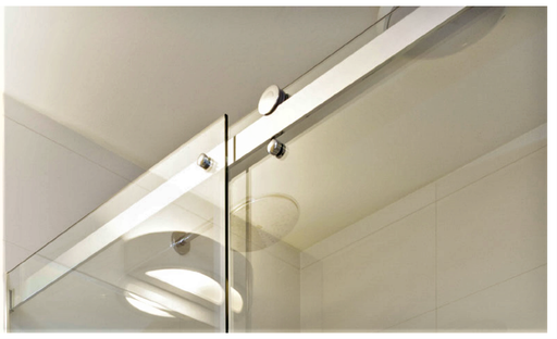 [TC-00003268] SLIDING SHOWER KIT WITH FIXED panel (SATIN GOLD)