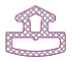 [TC-00002806] KP100 Garnitura cauciuc profil perimetral 100x44mm pt sticla 10mm, Negru