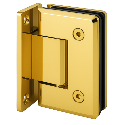 [TC-00000333] MD 301 GOLD - Hinge wall-glass, full plate 90°