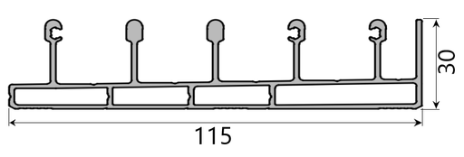 MD 30x115 sina de glisare(inferioara/superioara), SLIDER NEXT