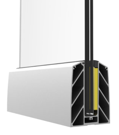 MX50-80x106 PROFIL BALUSTRADA TIP U - ANODIZAT