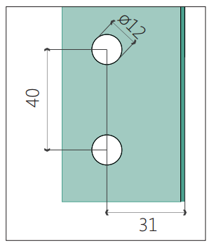 Set incuietoare Smart Lock Slider Next 70mm, detasabila