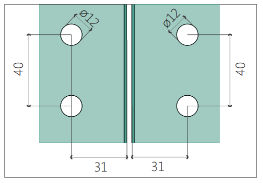 Set incuietoare Smart Lock de CENTRU Slider Next 70mm, detasabila