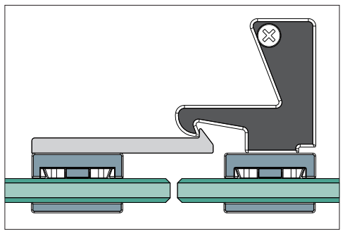 Set incuietoare Smart Lock de CENTRU Slider Next 70mm, detasabila