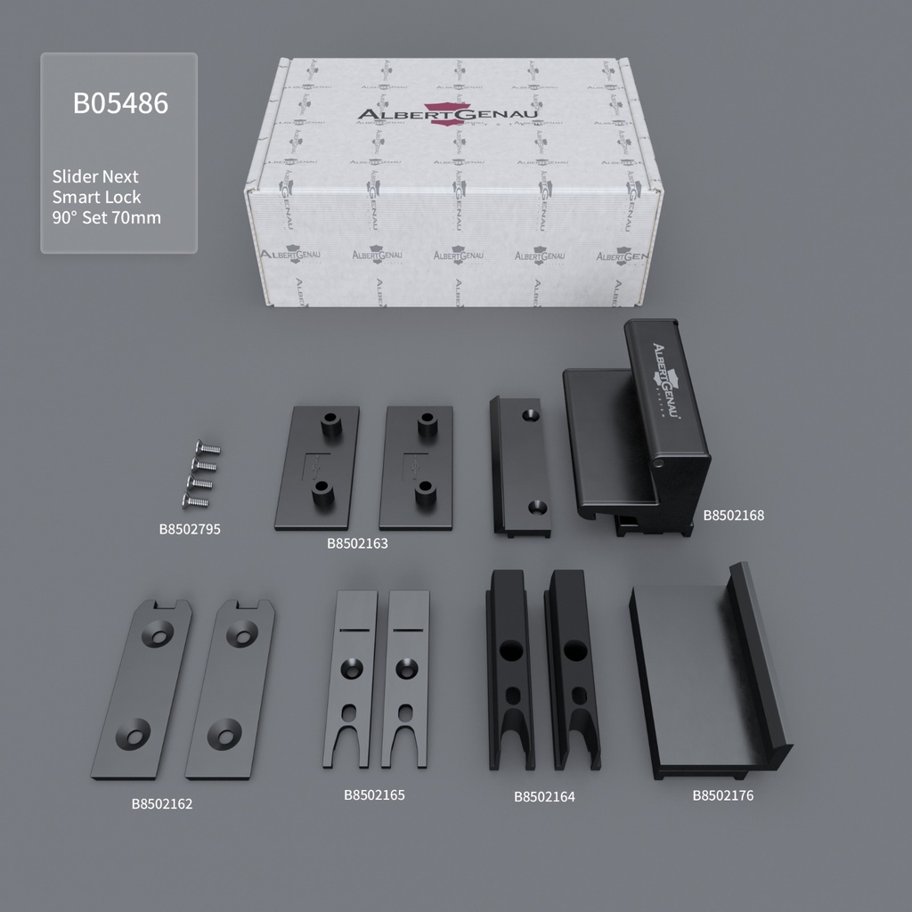Set incuietoare Smart Lock de COLT 90* Slider Next 70mm, detasabila