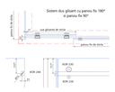 Kit dus glisant cu panou fix ()