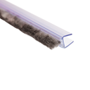 MD 21H /10mm - Garnitura siliconica cu perie (sticla10mm) h 2200