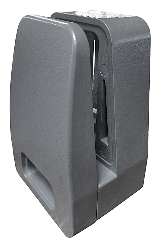 MD 310V Picior sustinere sticla 12-16mm, prindere laterala, din aluminiu, RAL9006