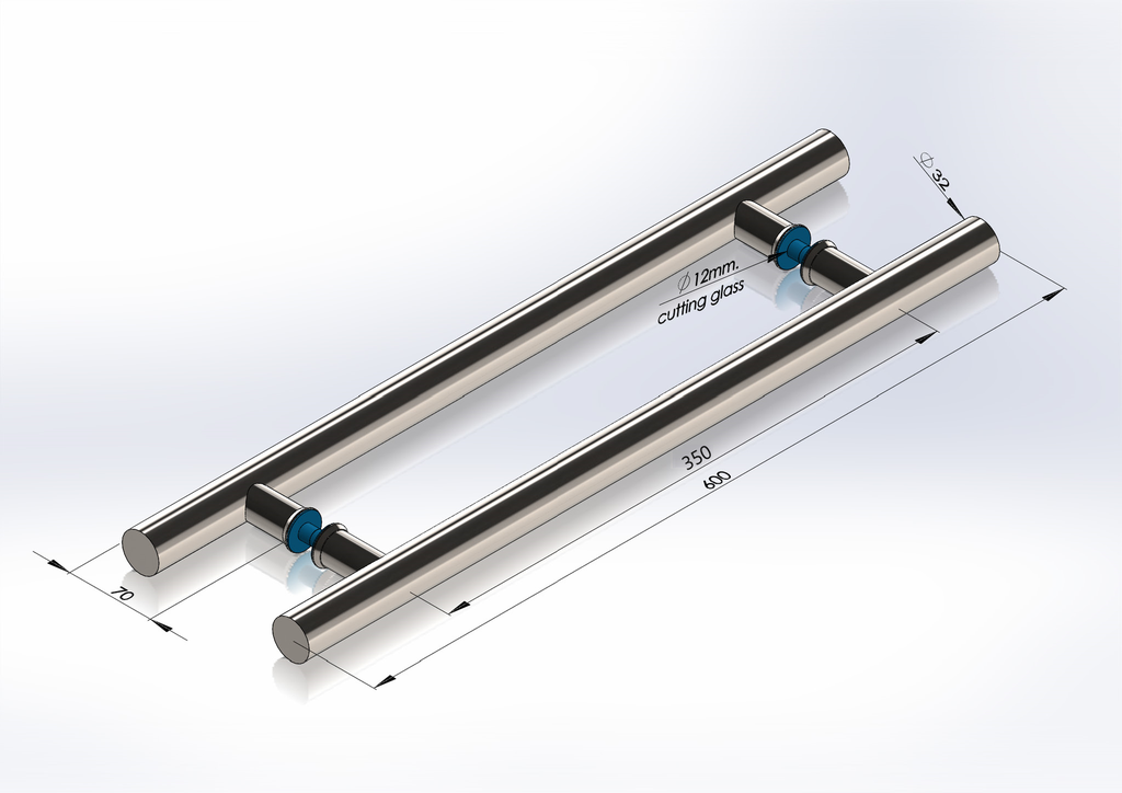 MD 633 SSS - Maner H 600mm (600*350*32*1)