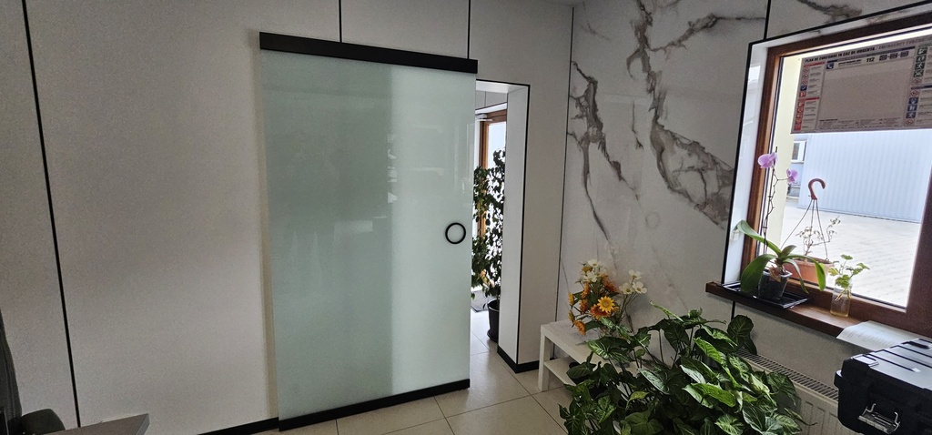 1800-1450 VAC Sistem glisant usa sticla INVISIBLE max. 80 kg