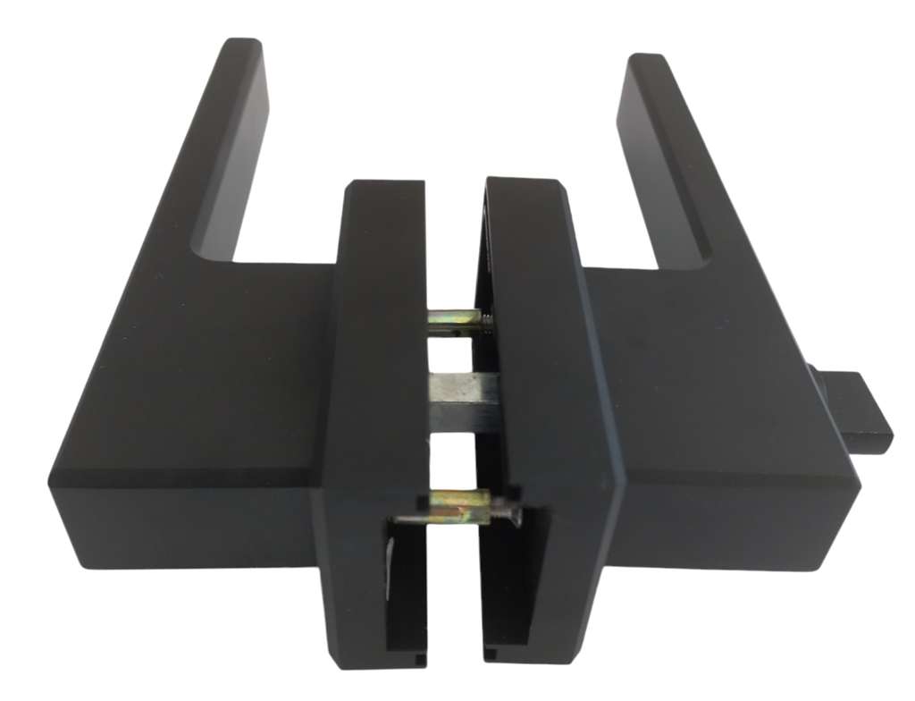 MAG/L02 B Incuietoare orizontala magnetica pentru profil perimetral (Black Mate)