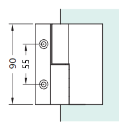 MD LH10-1/L Balama perete-stcla lift-up 90* SSS