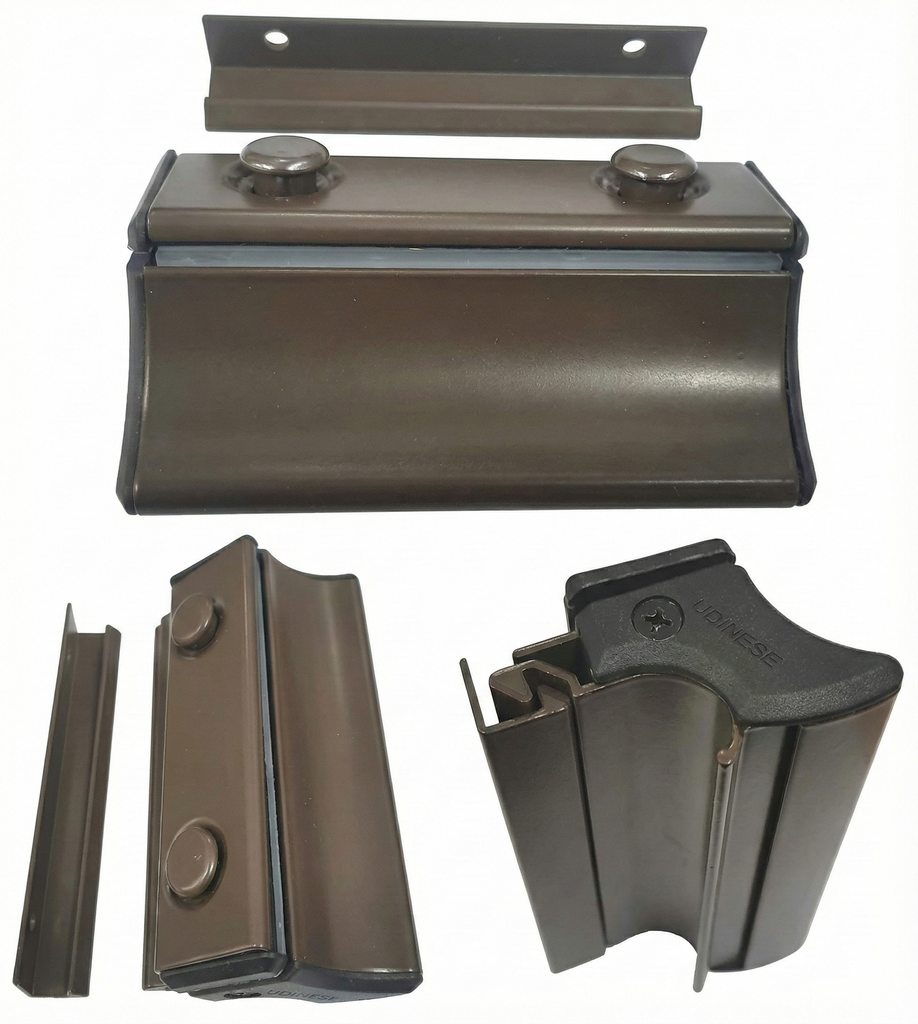 Set incuietoare Smart Lock Slider Next 103mm CC40mm, perete-sticla