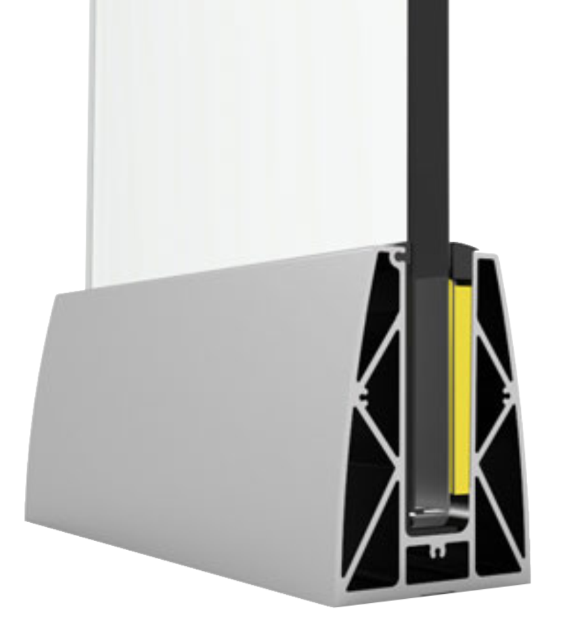 M50S-1516K CAPAC DE CAPAT PROFIL BALUSRADA TIP U ANOD