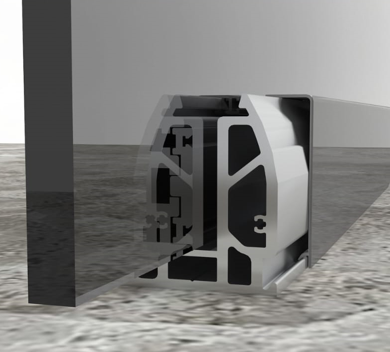 Capac decorativ aluminiu (clema mini 2599)