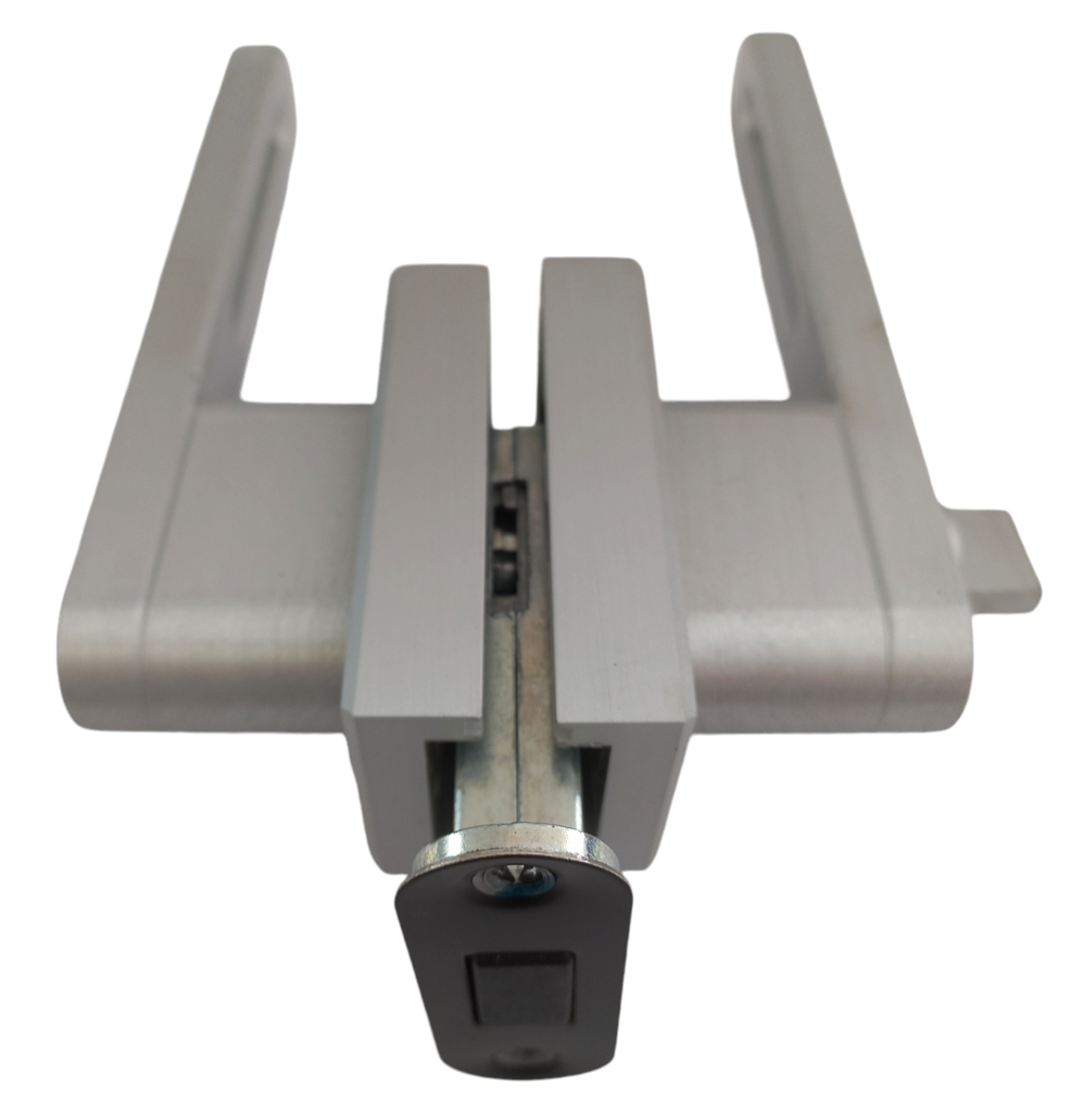 MAG/01L A Incuietoare orizontala magnetica pentru profil perimetral (rotunjita maner gol) ANOD