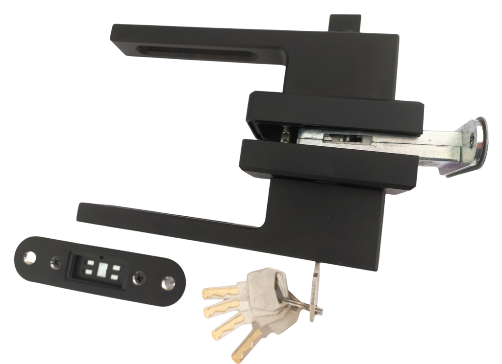 MAG/02L B Incuietoare orizontala magnetica pentru profil perimetral (maner gol) Black