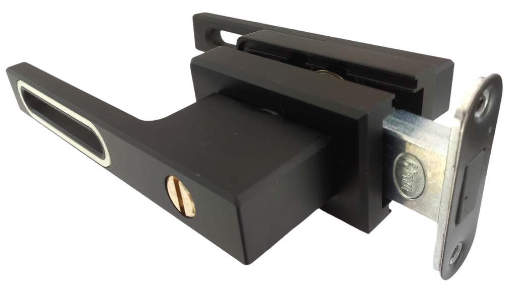 MAG/02L B Incuietoare orizontala magnetica pentru profil perimetral (maner gol) Black