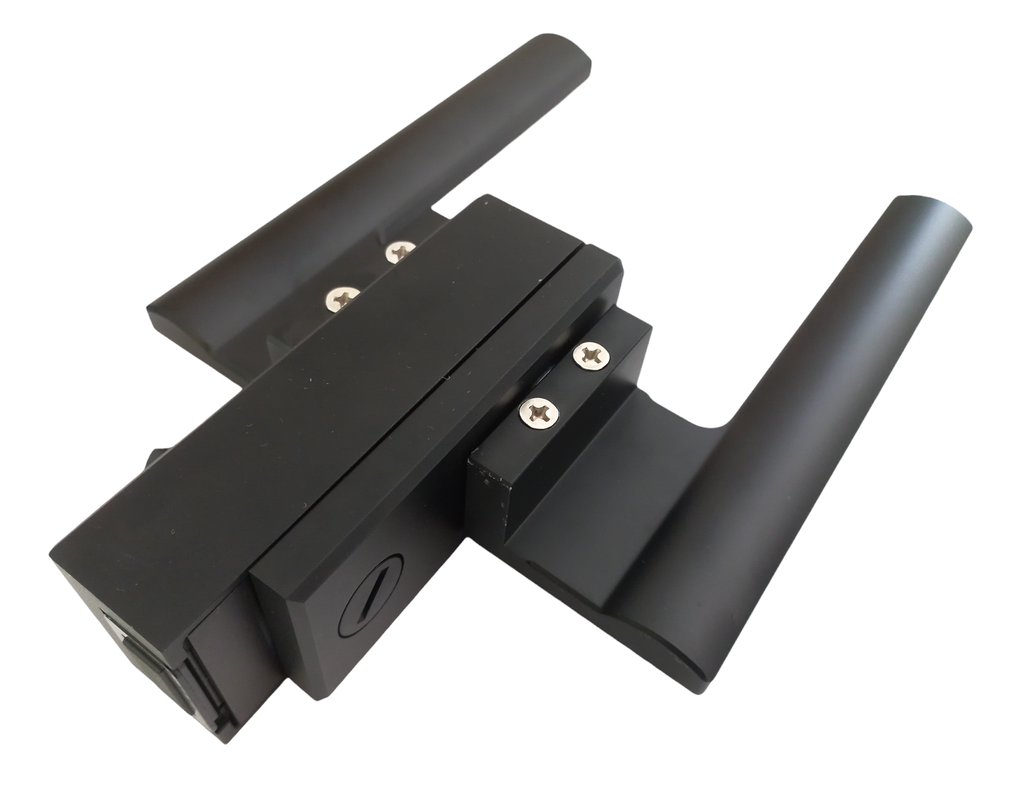 MAG/02S B Incuietoare magnetica SLIM pentru usa de sticla cu toc Black