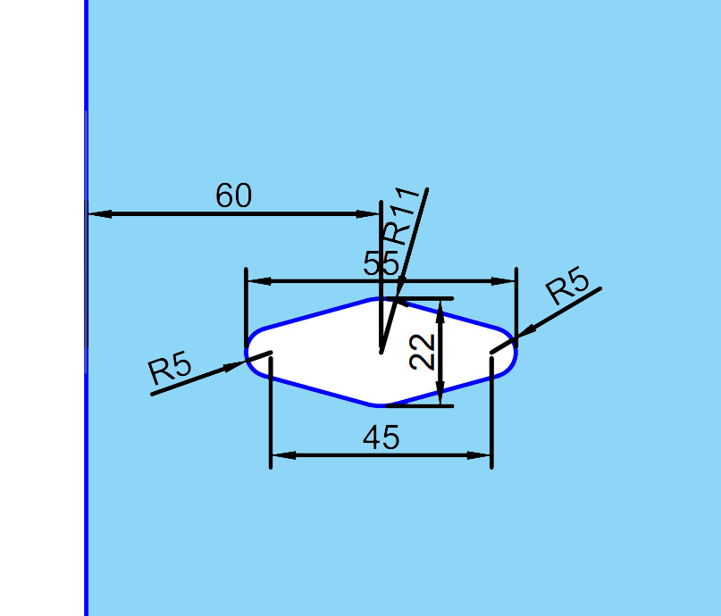 MAG/L02F A Incuietoare magnetica pentru usa de sticla cu toc (maner mare) ANOD