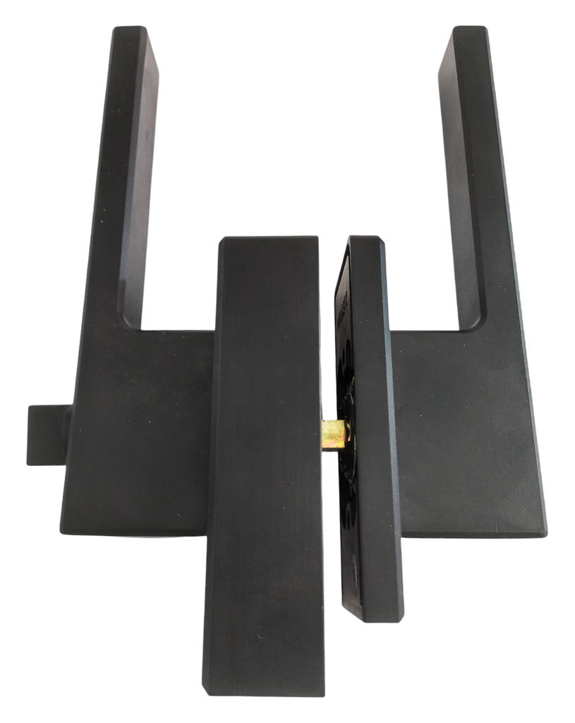 MAG/L02F B Incuietoare magnetica pentru usa de sticla cu toc (maner mare) Black