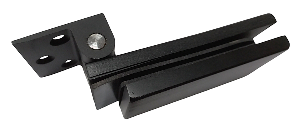 S 205D - BLACK - Balama capat dreptunghiular (usi toc)