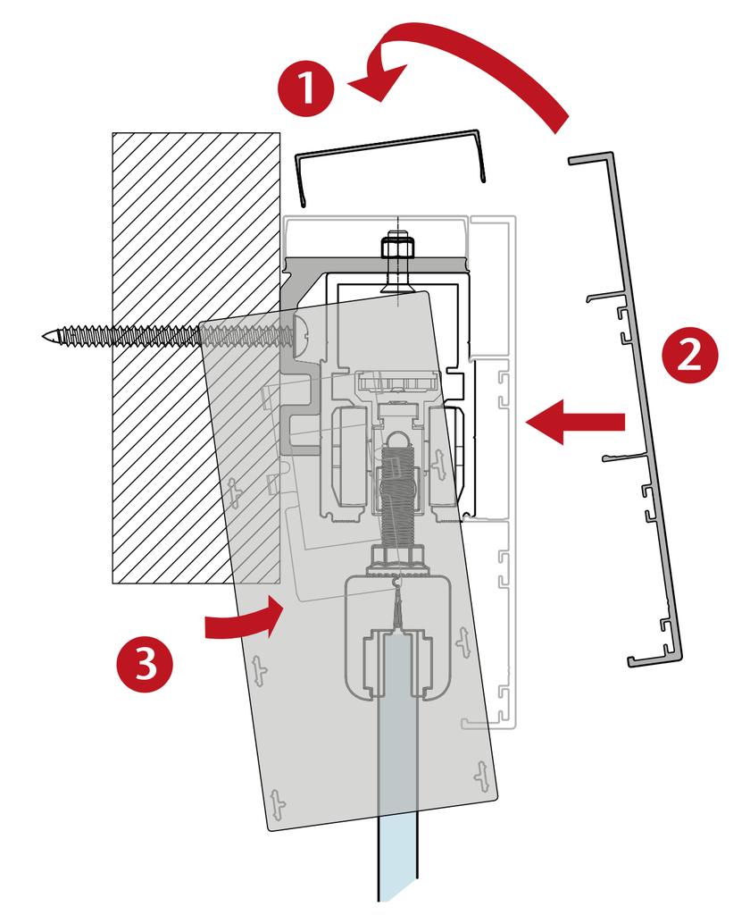 Cornier de montare pe perete OPK E-Space