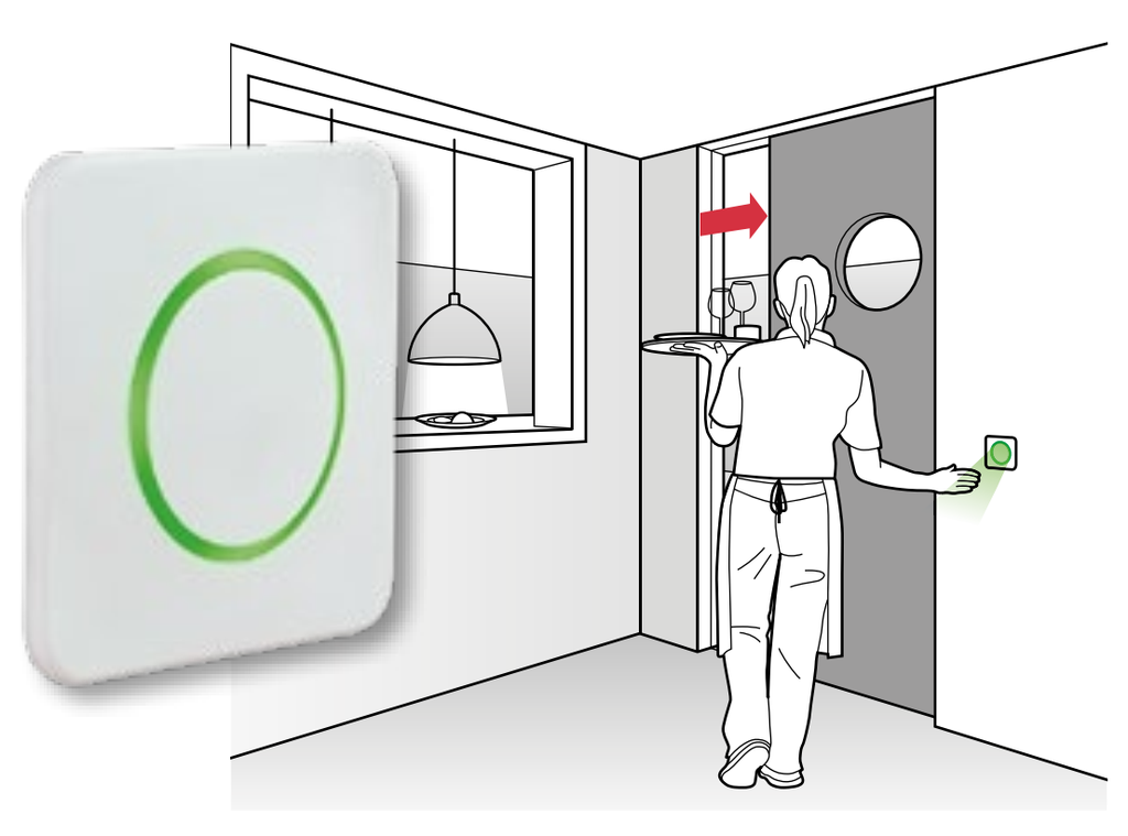 Comutator opk E-Space CleanSwitch + capac negru