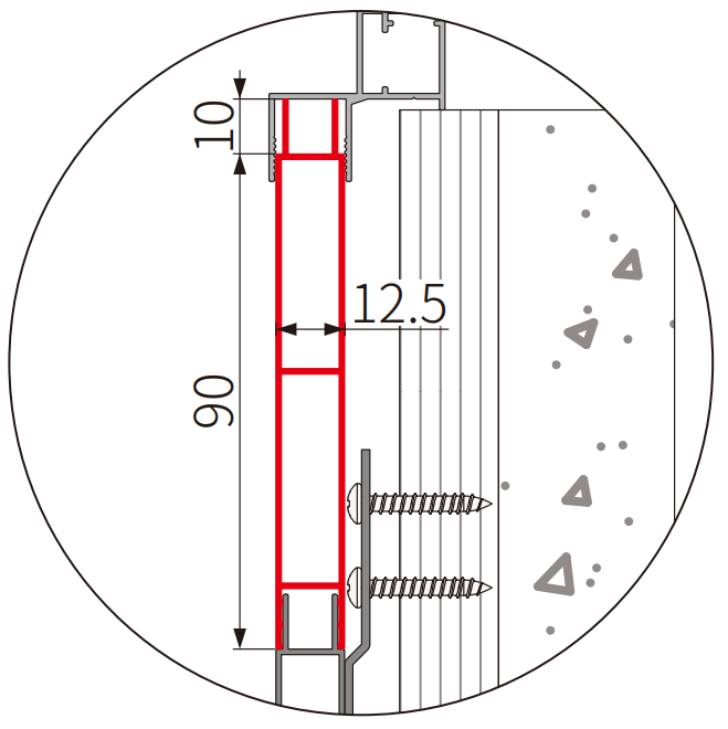 A301 OPK PS Profil extensie toc sistem telescopic 