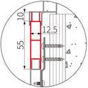 A302 OPK PS Profil extensie toc sistem telescopic 