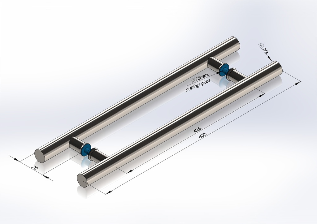 MD 633 SSS - Maner H 600 mm SSS (600*425*32*1)