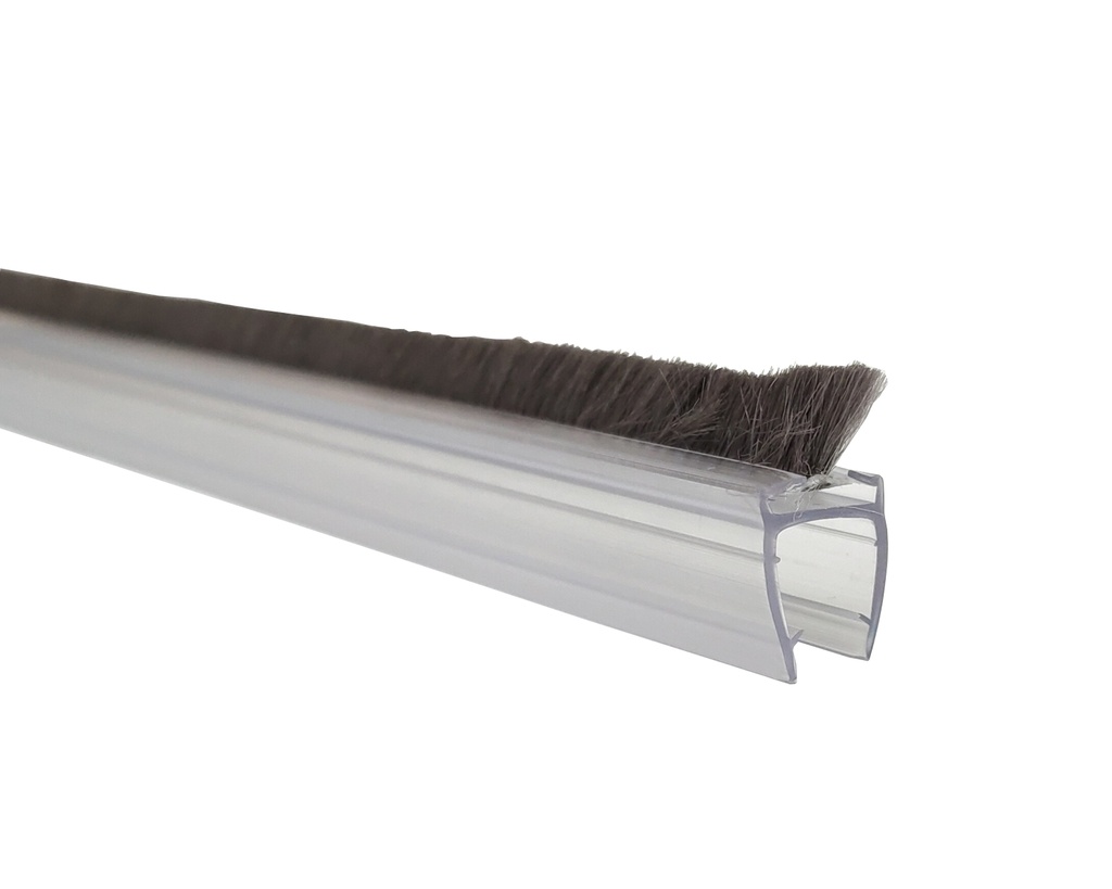 MD 21H /10mm - Garnitura siliconica cu perie (sticla10mm) h 2200