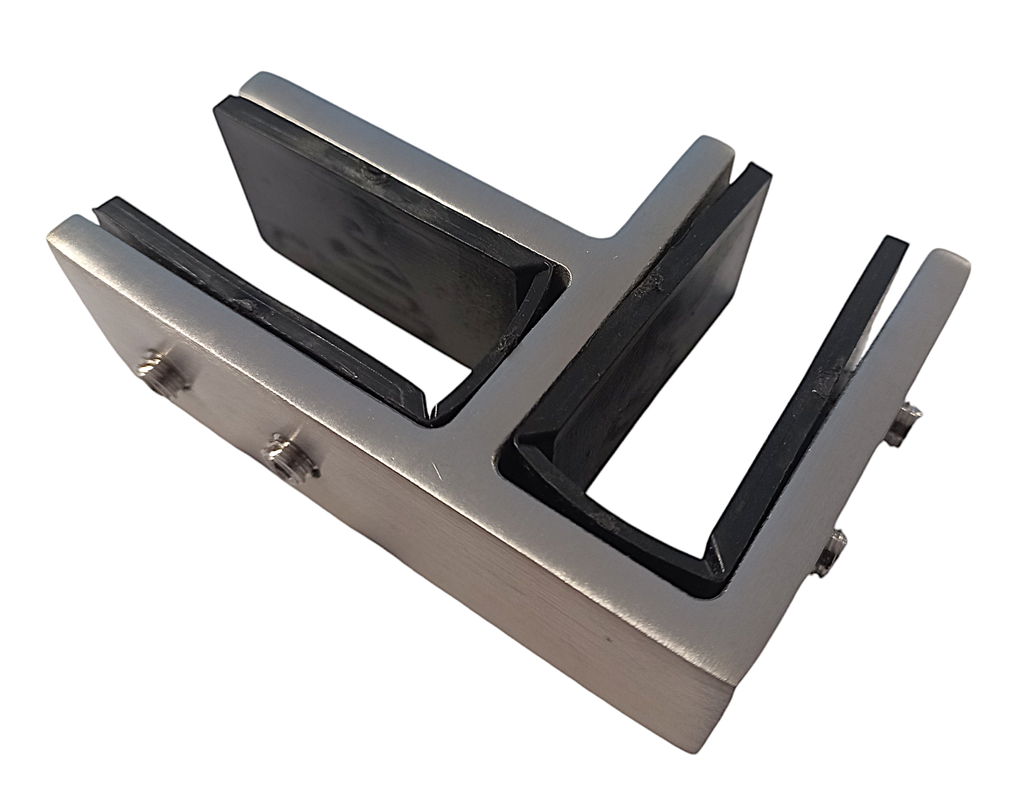 MD M006A-90 - Conector aliniere balustrada sticla-sticla 90* (16mm) SSS