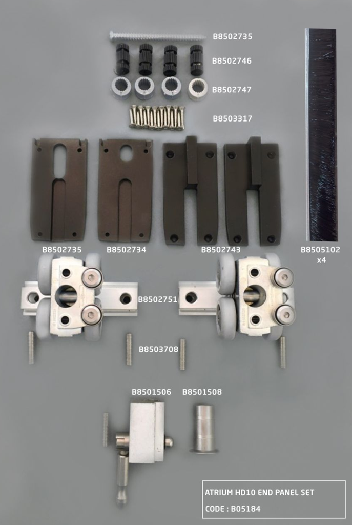 Set panou glisant de capat  ATRIUM 10