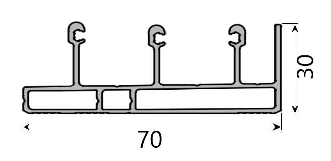 Md 30x70 sina de glisare 3 cai(inferioara/superioara), , slider next