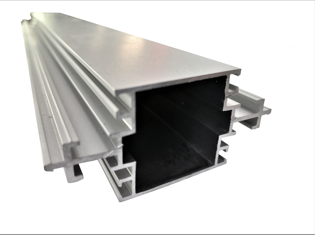 KP80i Profil intermediar dublu cu clips 80x34mm ANODIZAT