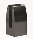 MC-209-C Picior sustinere sticla 10-12mm, patrat din aluminiu (RAL 7016)