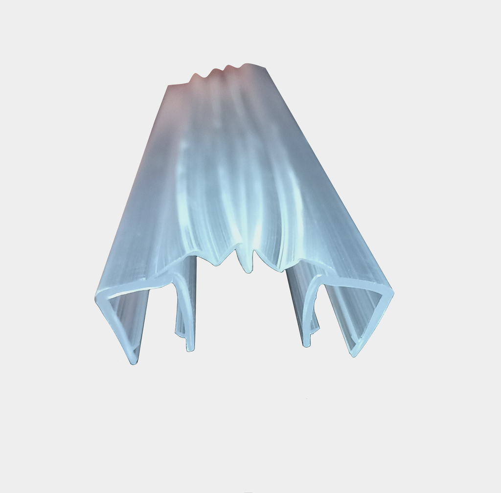 MD 006A /8mm - PVC Seal OF CONNECTION GLASS-GLASS 8 mm  (a=40mm) h2200mm