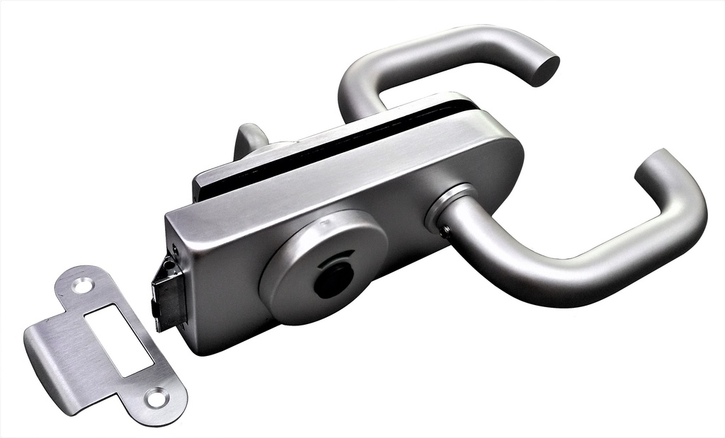 MD 012W Incuietoare usa toc cu indicator, aluminiu ANOD