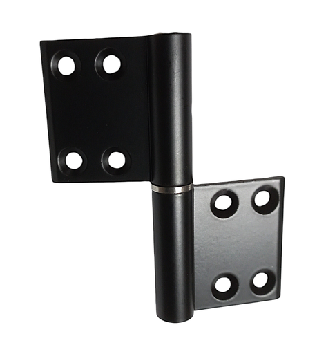 [TC-00002923] Balama aplicata din aluminiu tip fluture 10-109 BLACK