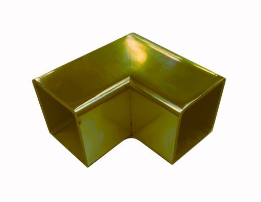 [TC-00004210] MD 111 Cot la 90 grade mana curenta 30x28 aluminiu GOLD