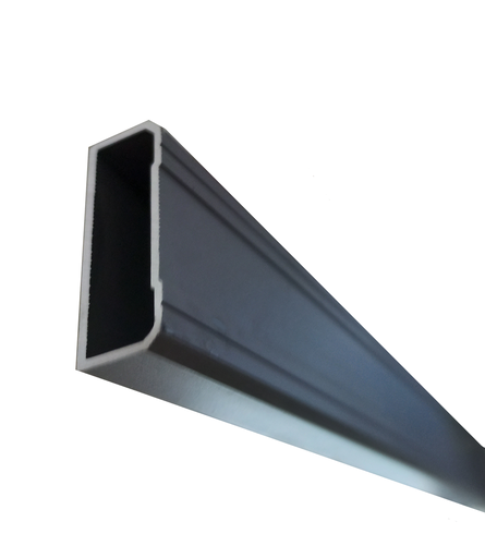 KP34D Profil decorativ de sticla 34x12mm (fara banda dublu adeziva) BLACK