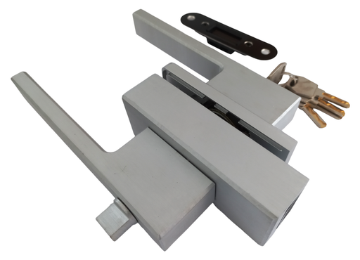 [TC-00003928] MAG/L02F A Incuietoare magnetica pentru usa de sticla cu toc (maner mare) ANOD