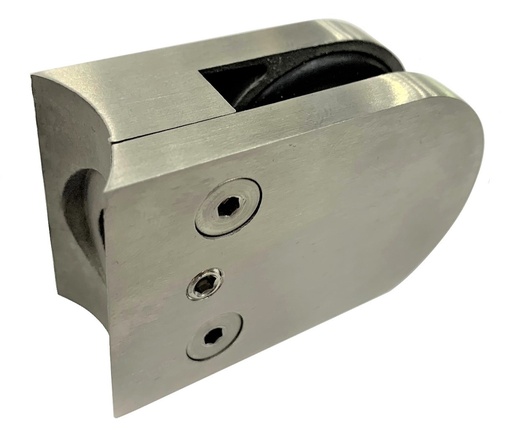 [TC-00000986] MD 05 L/R SSS- Clema inox (65x45mm) fixare sticla-montant rotund