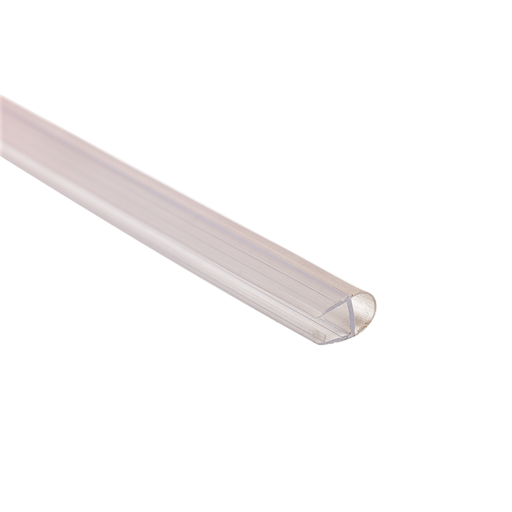 [TC-00002689] MD 212 /6mm - PVC Seal WITH bulb (GLASS 6mm) h2200mm