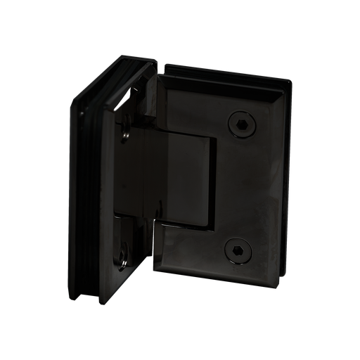 [TC-00002705] MD 304B - Hinge glass-glass 90° BLACK