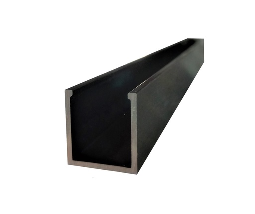 MD 3059 - Profil U aluminiu 20x20 SATINAT BRONZ - 6m