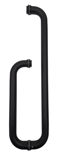 [TC-00003108] MD 626 BLACK - Pull Handle / Towel Bar 475x275x25