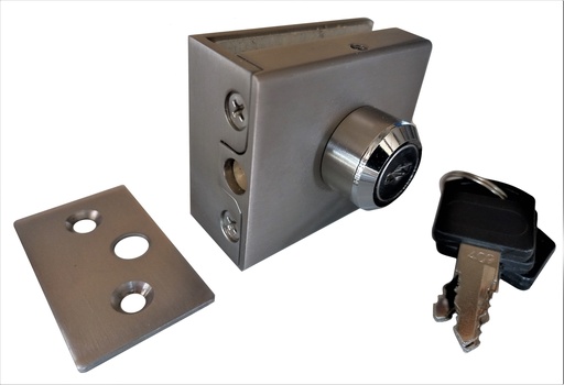 [TC-00002194] MD 73 SSS Incuietoare aplicata cu cheie sticla pardosea 60x30x50mm, sticla 10-12mm